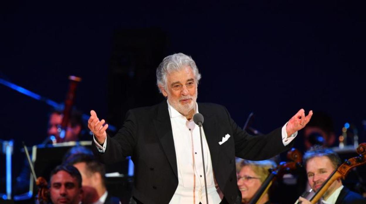 Plácido Domingo, en el concierto que ofreció el verano pasado en Szeged (Hungría)