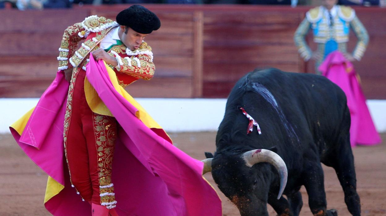 Antonio Ferrera desató un clamor con el capote con el segundo toro