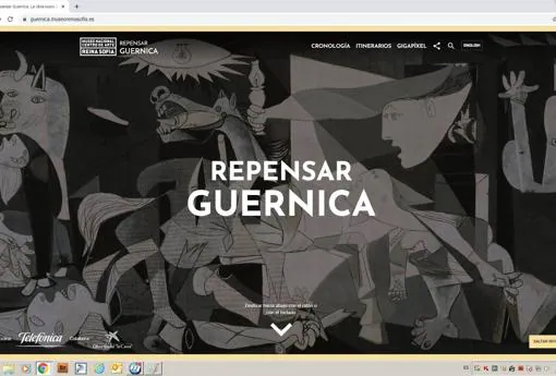 El Reina Sofía dedica un completo microsite en su página web al «Guernica»