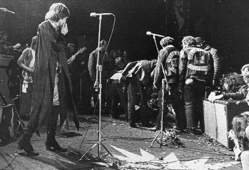 Concierto de los Rolling Stones en Altamont en 1959