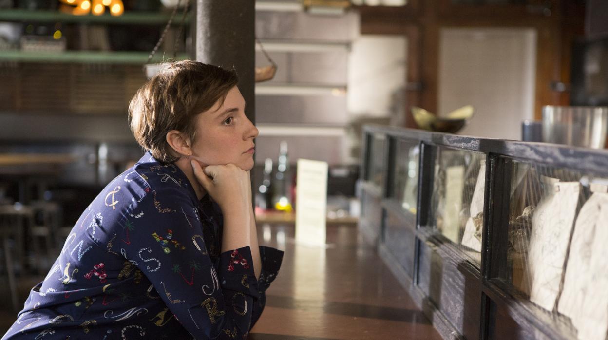 Lena Dunham, en una escena de la quinta temporada de la serie "Girls"