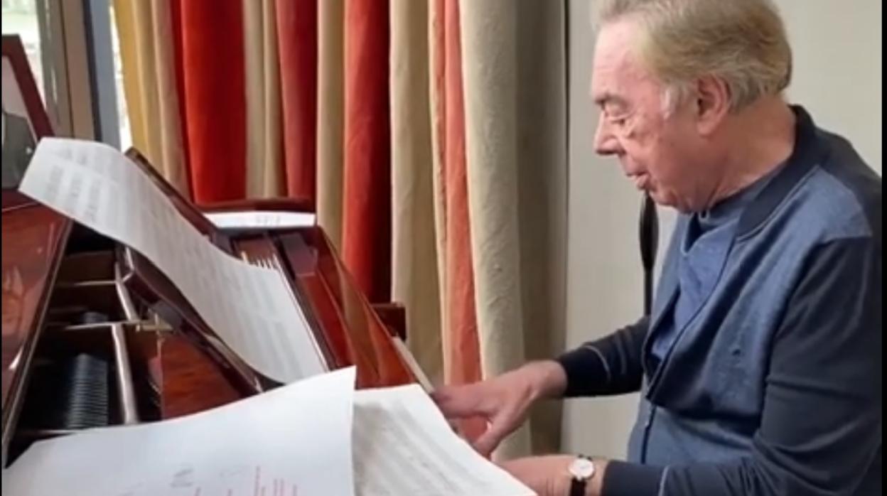 Andrew Lloyd Webber interpreta «Hosanna!» en su vídeo