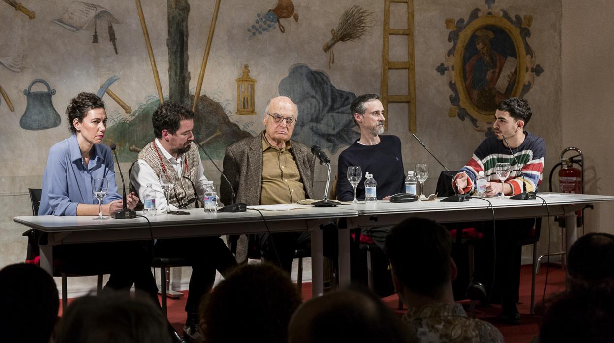 Mesa redonda en Santa Clara con Álvarez-Laviada, Leal, Gordillo, Pereñiguez y García