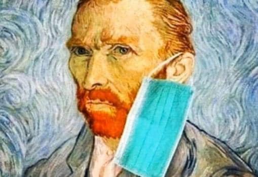 Van Gogh, en uno de los memes que inundan estos días las redes sociales