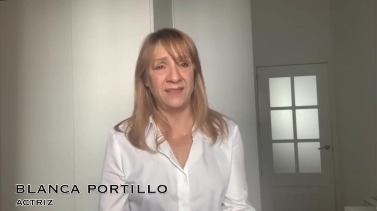 Blanca Portillo, en una imagen del vídeo