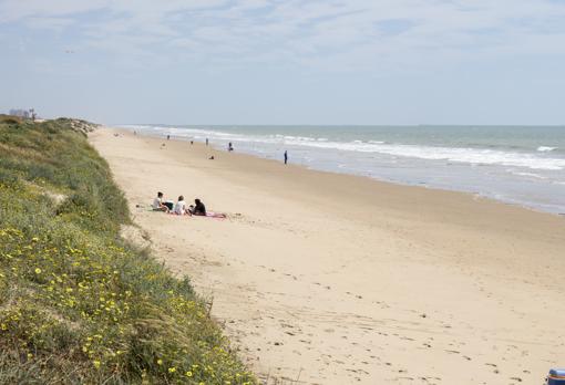 Playa entre La Bota y Los Enebrales