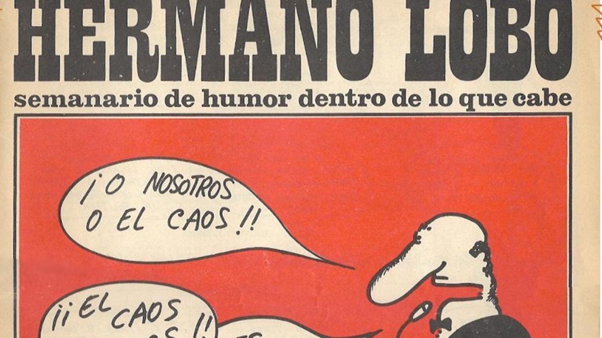 Portada de la revista «Hermano lobo» del 2 de agosto de 1975