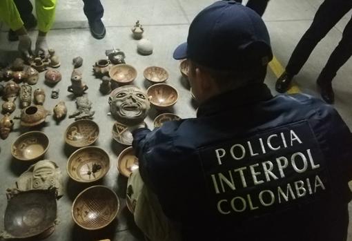 En Colombia, requisaron 242 piezas arqueológicas