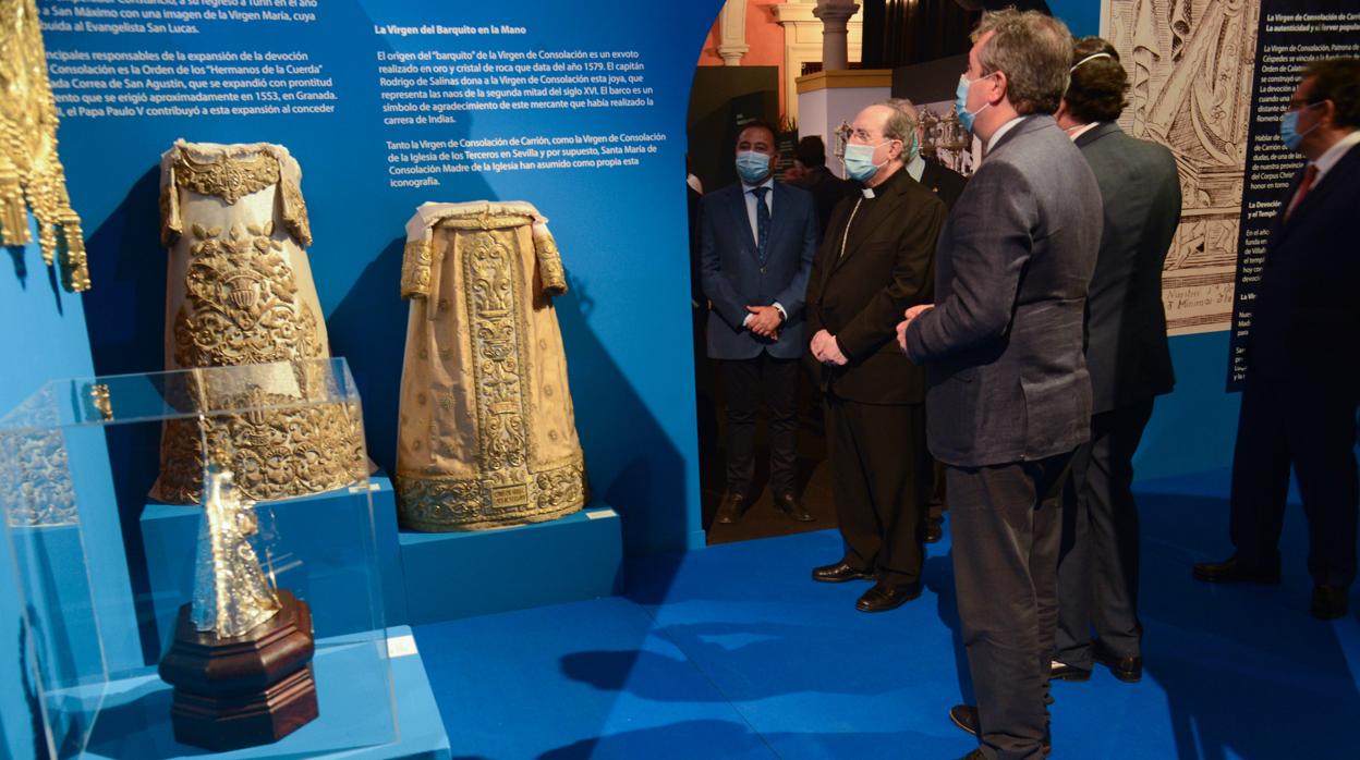 Inauguración de la exposición que conmemora el Cincuentenario de la hermandad de la Sed