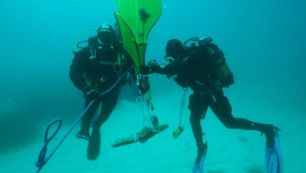 Encuentran en el fondo del mar un ancla dedicada a la diosa Afrodita de hace 2.300 años