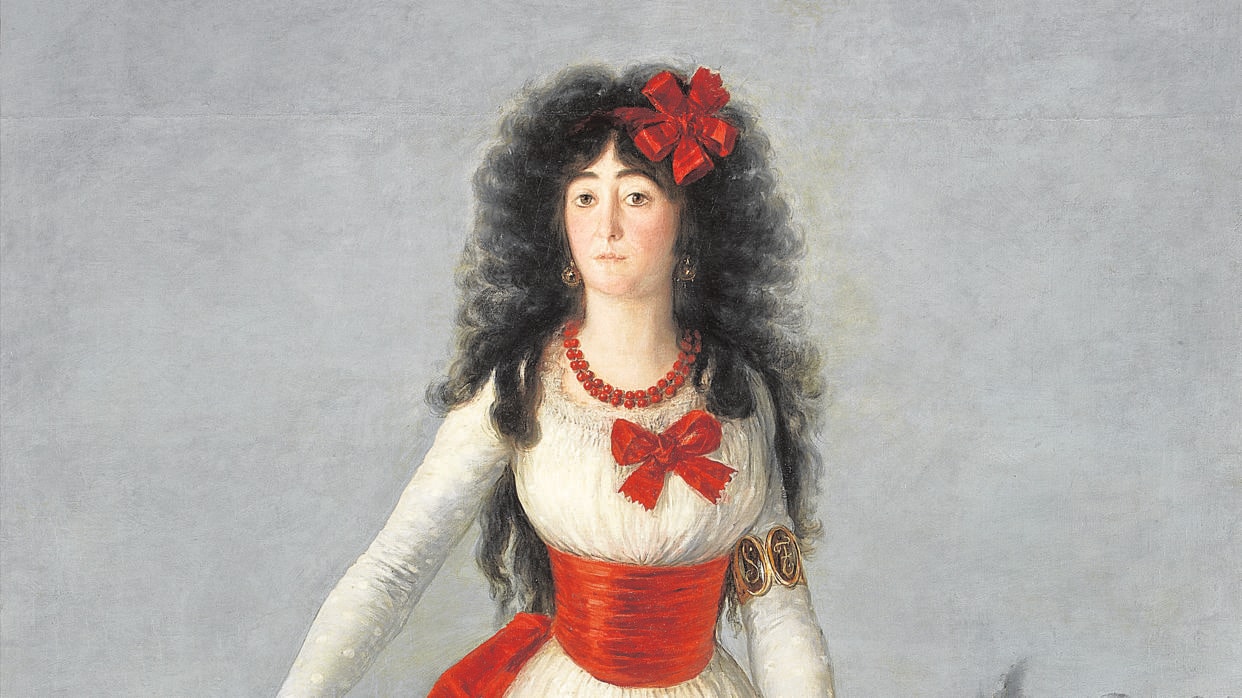 «La duquesa de Alba en blanco» es el cuadro más icónico de la colección. Se trata de un retrato de la decimotercera duquesa de Alba