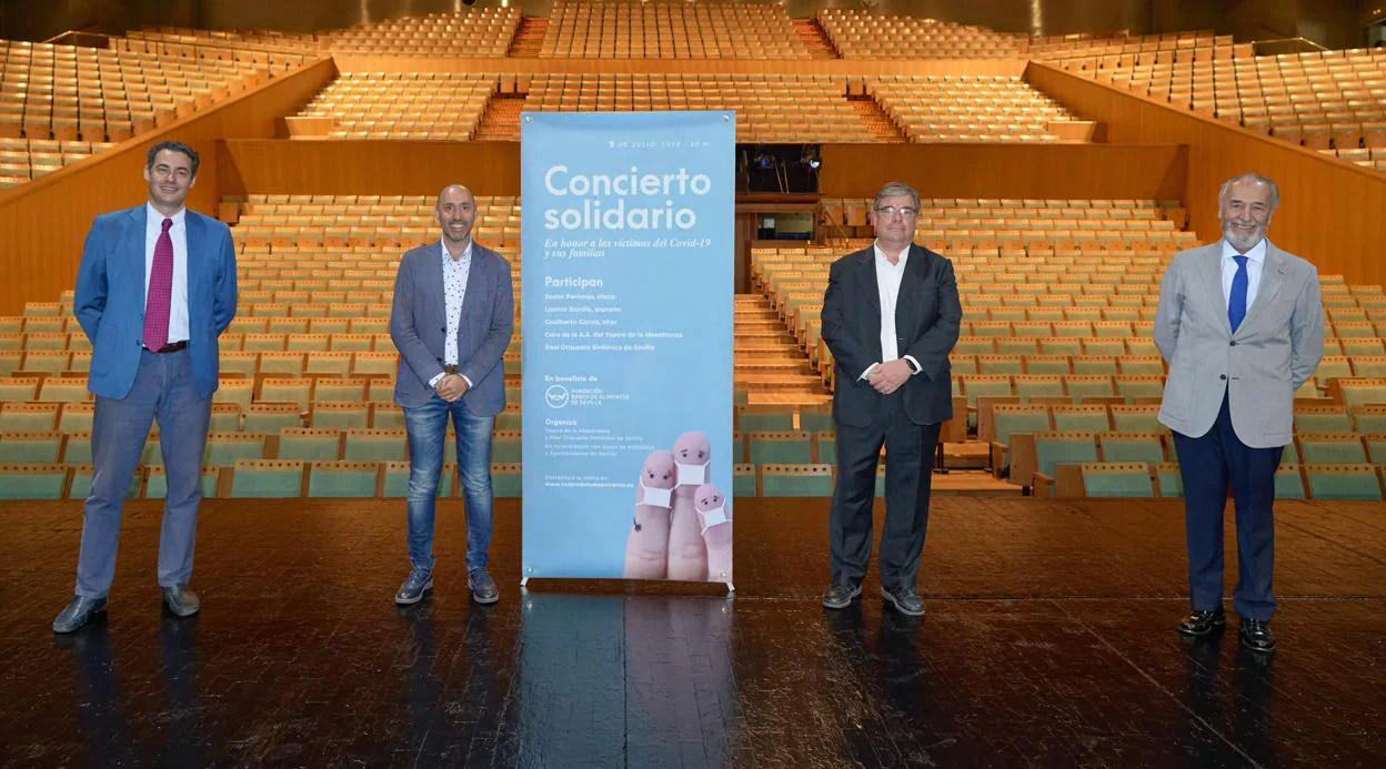 Presentación del concierto a beneficio del Banco de Alimentos de Sevilla
