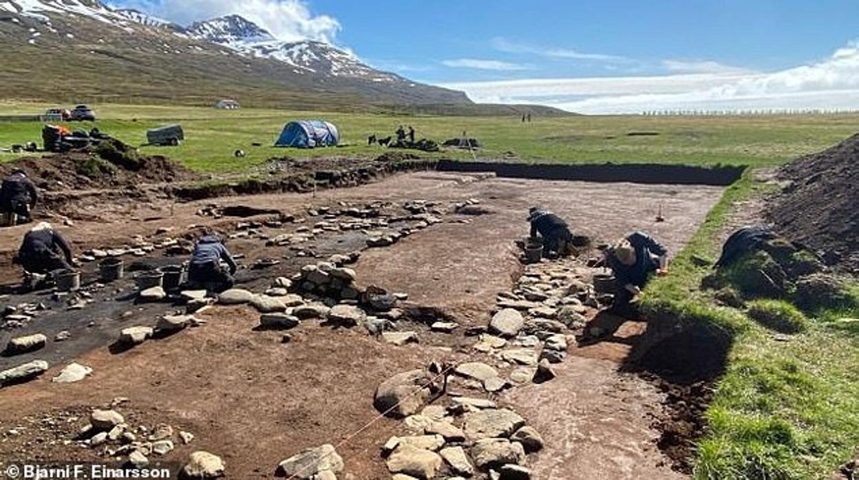 Una imagen de los hallazgos en Islandia