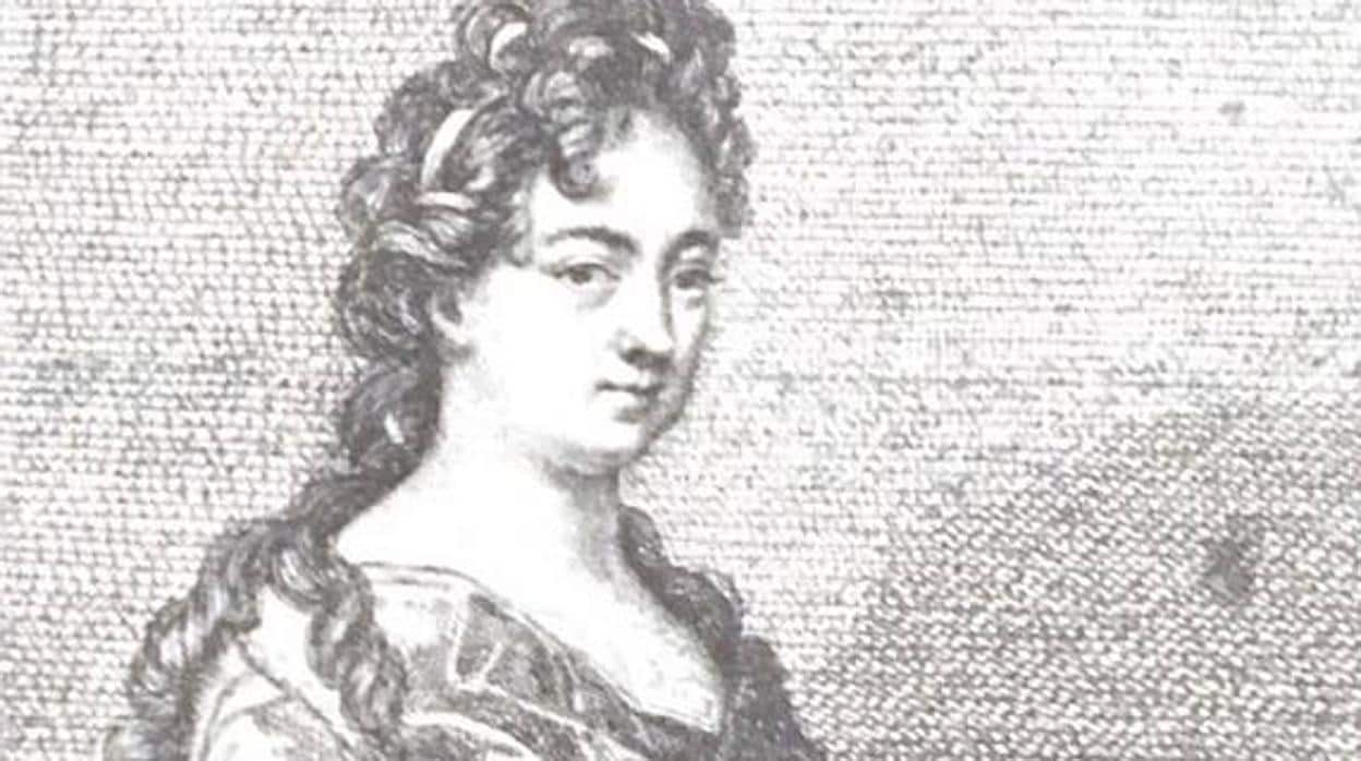 Gabrielle Suchon, en un grabado de la época