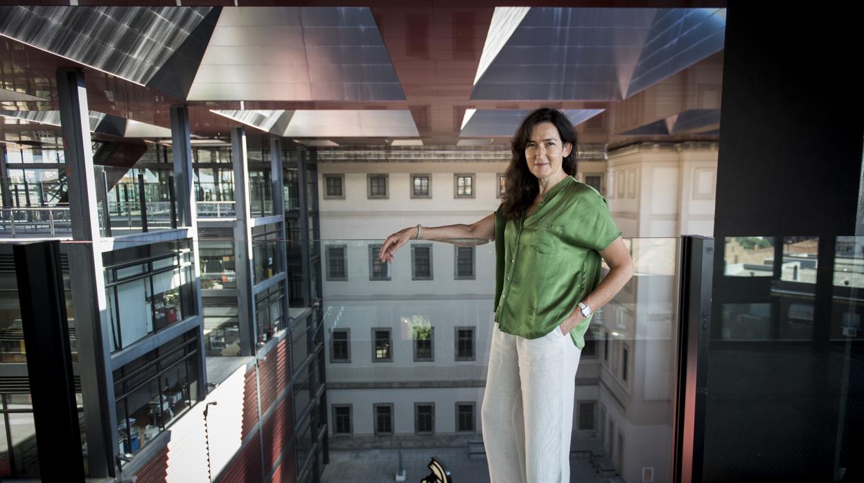 Ángeles González-Sinde, el jueves en el Reina Sofía