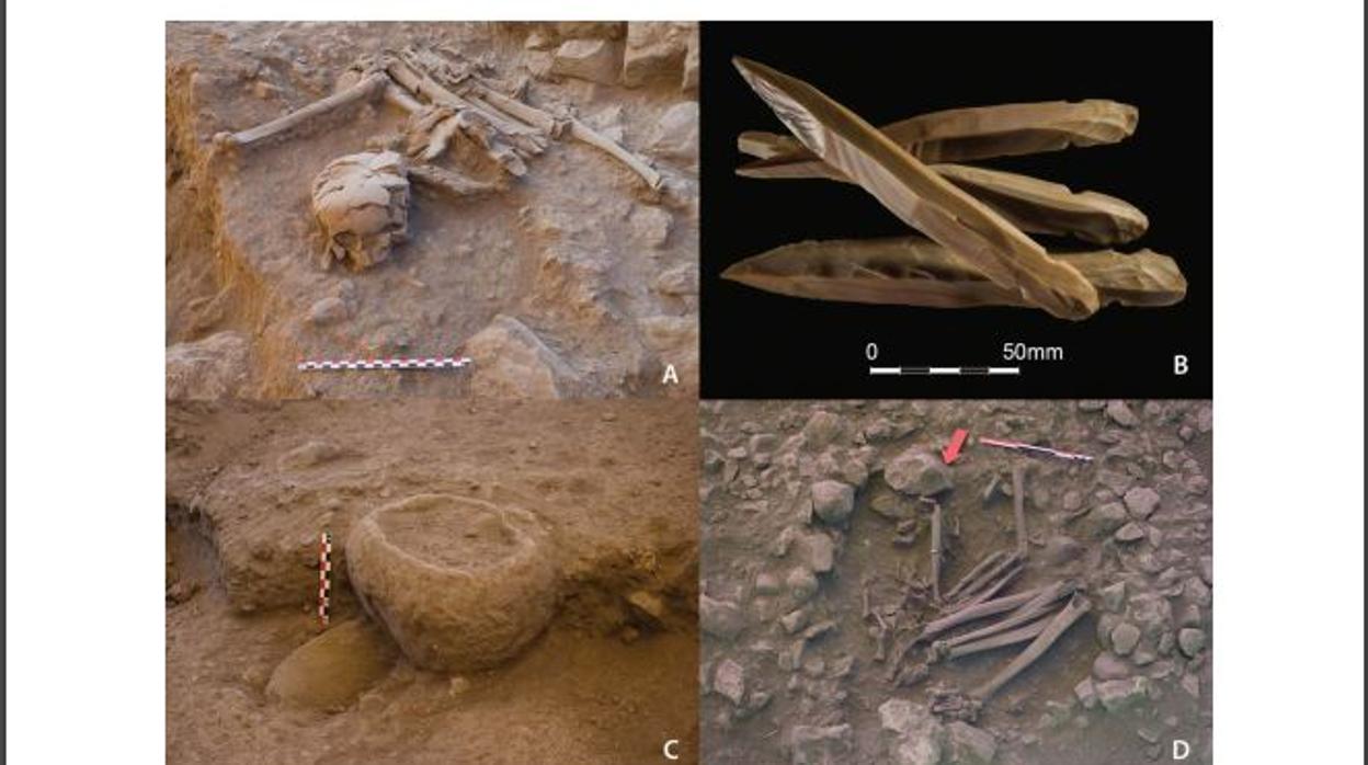 Arqueólogos españoles hallan figuras humanas nunca vistas hasta ahora dentro de tumbas prehistóricas
