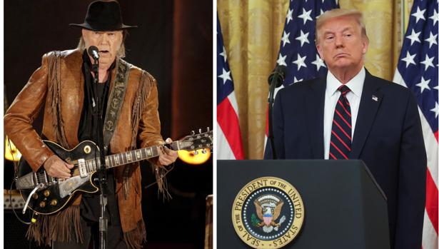 Neil Young demanda a Trump