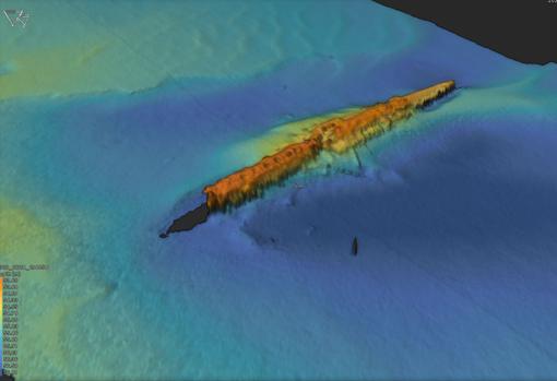 Otra perspectiva de los restos