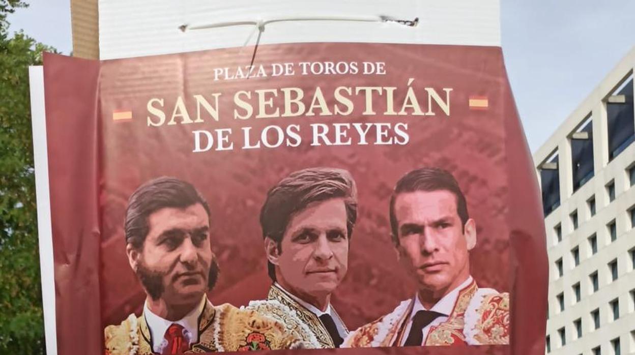 Cartel anunciador en las calles de Sanse