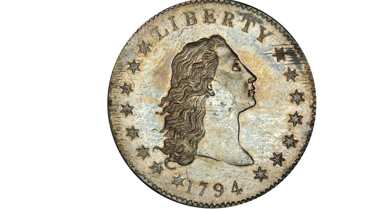 Un dólar de 1794, la moneda más cara del mundo