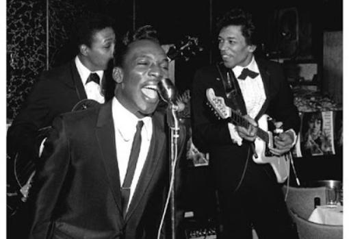 Jimi Hendrix, con los Upsetters de Litlle Richard