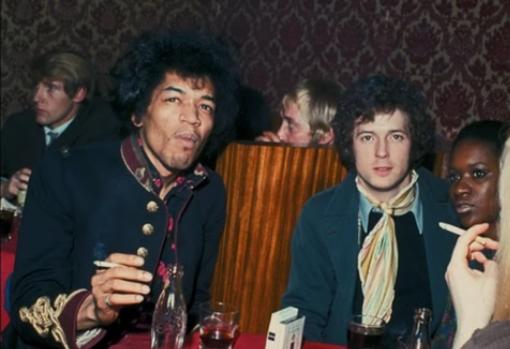 Hendrix y Clapton, en octubre de 1966
