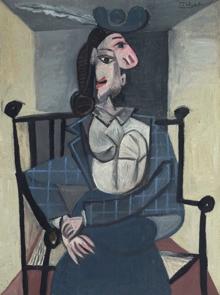 «Mujer en un sillón», de Pablo Picasso