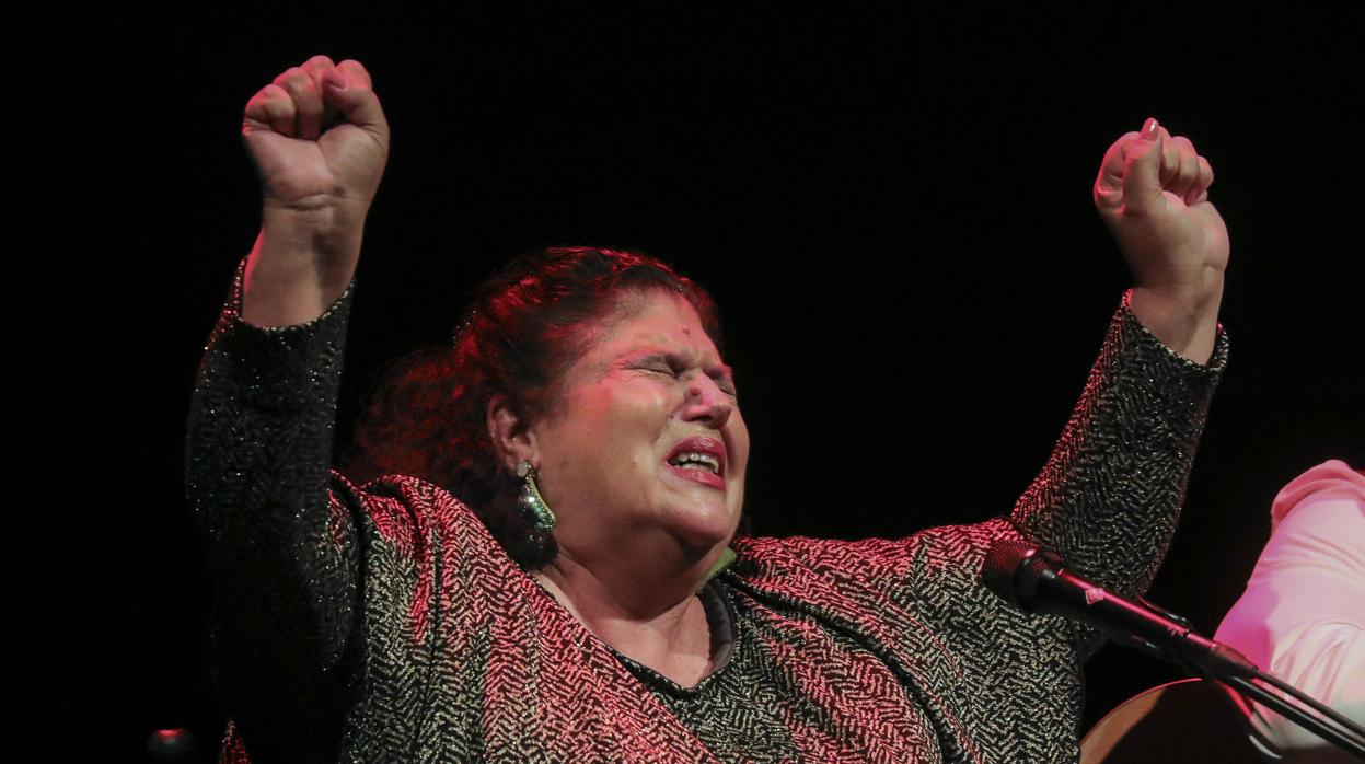 Inés Bacán este viernes por la noche en la Bienal de Flamenco de Sevilla