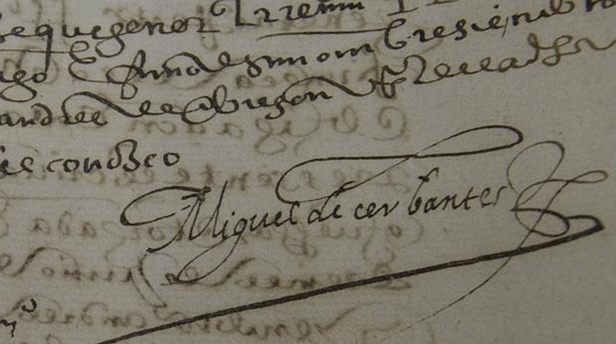 Descubierta una nueva firma de Miguel de Cervantes en Sevilla