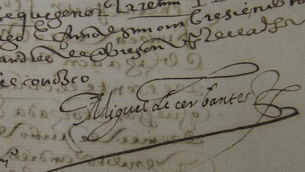 Descubierta una nueva firma de Miguel de Cervantes en Sevilla