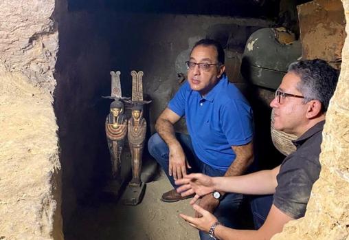 Descubren en Egipto nuevos pozos funerarios con más de 80 sarcófagos intactos de hace 2.500 años