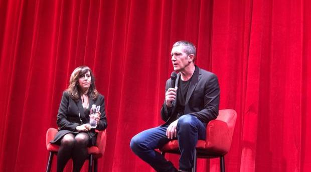 Antonio Banderas presenta por sorpresa «Company», el próximo musical del Teatro del Soho Caixabank de Málaga