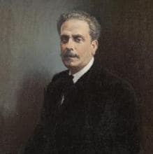 Detalle del retrato que le hizo a García Ramos Alfonso Grosso