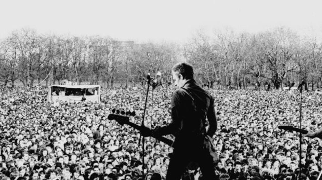 Actuación de The Clash en el concierto Rock Against Racism de 1978