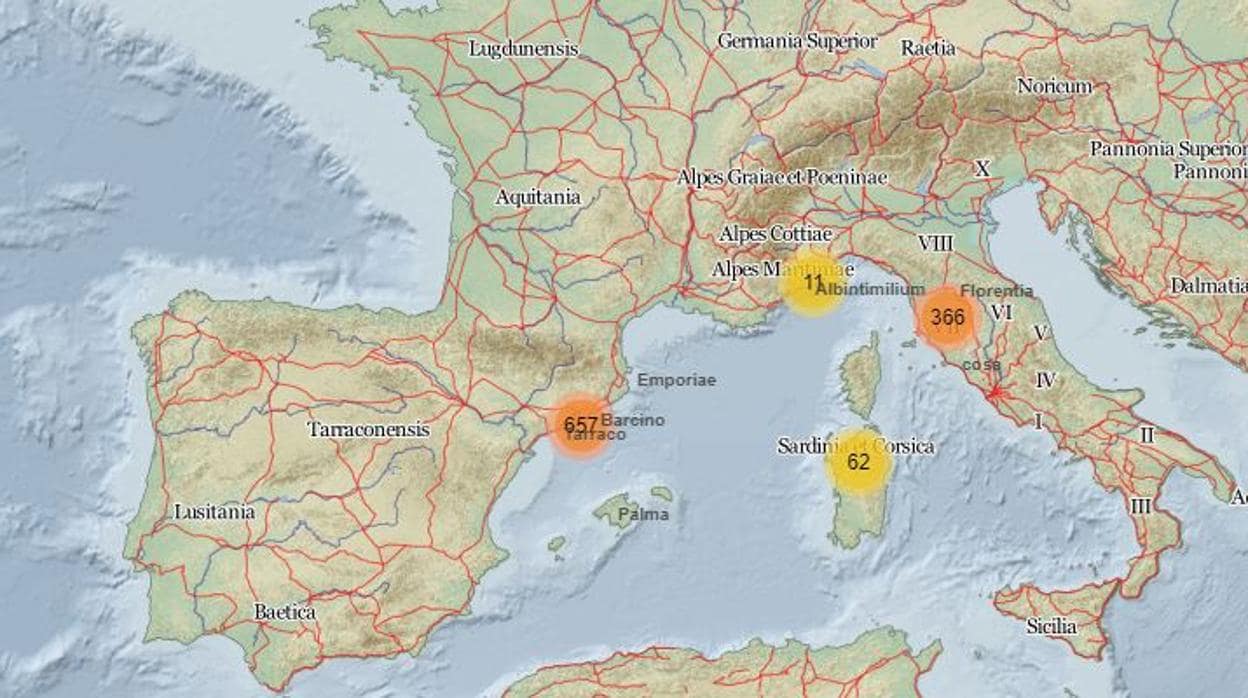 Así es el proyecto Tir-For, el Google Maps del Imperio Romano