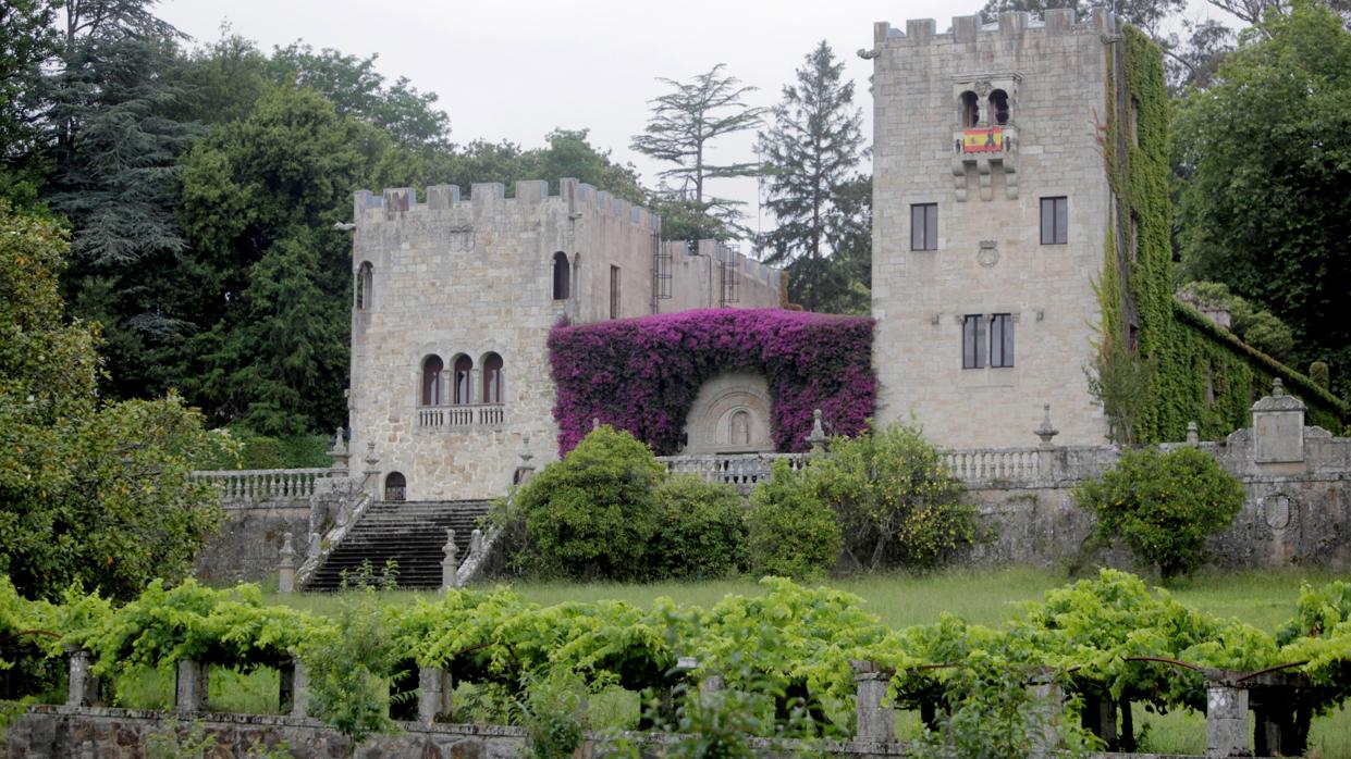 Fachada principal del Pazo de Meirás