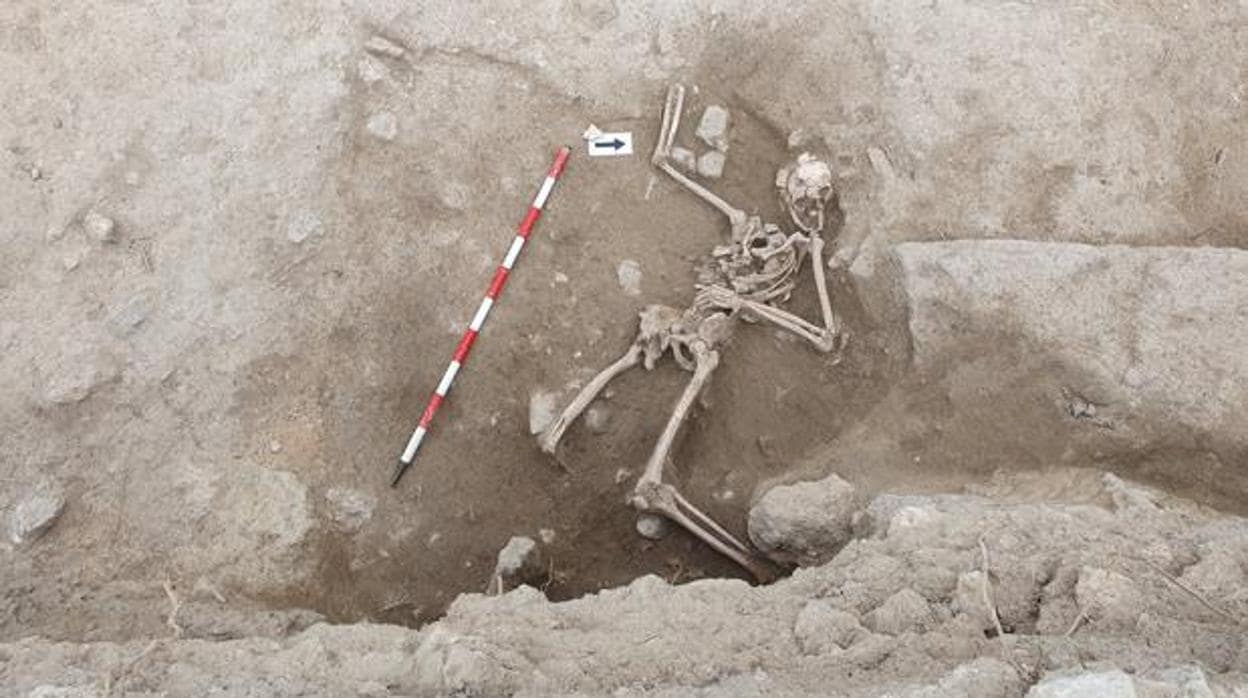 El esqueleto encontrado en Guardamar del Segura