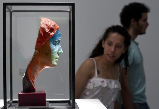 Una de las obras de Dalí, de la muestra más visitada del museo hasta la fecha