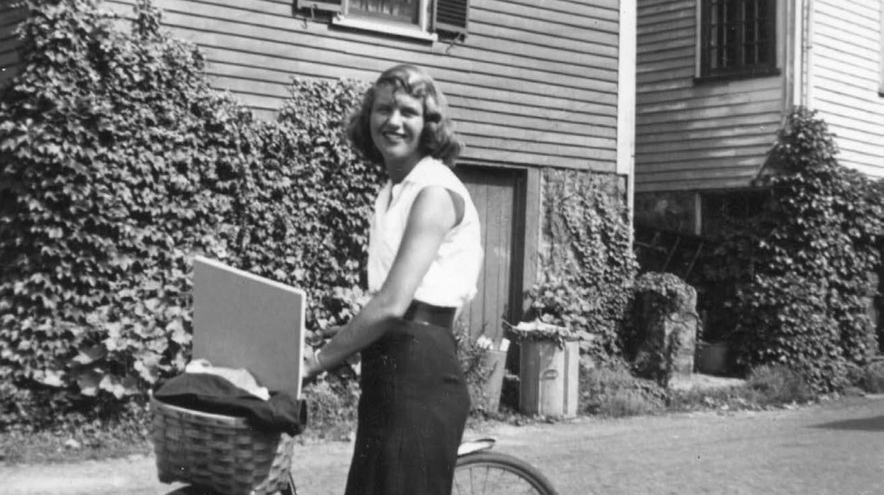 Sylvia Plath, en Marblehead (Massachusetts), el 24 de julio de 1951