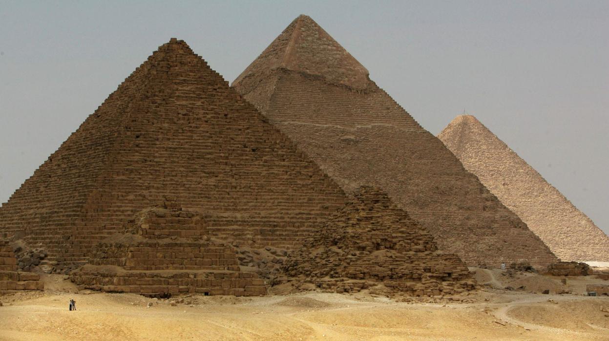 Las pirámides de Giza, en Egipto