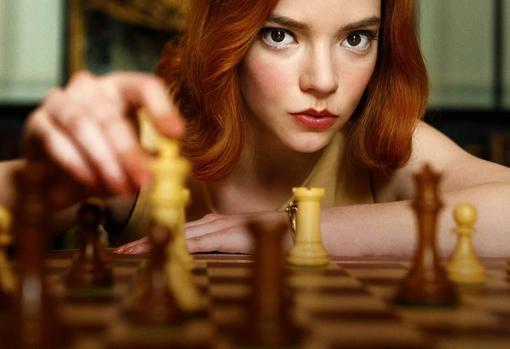 Imagen de la serie «Gambito de dama», de Netflix, protagonizada por Anya Taylor-Joy