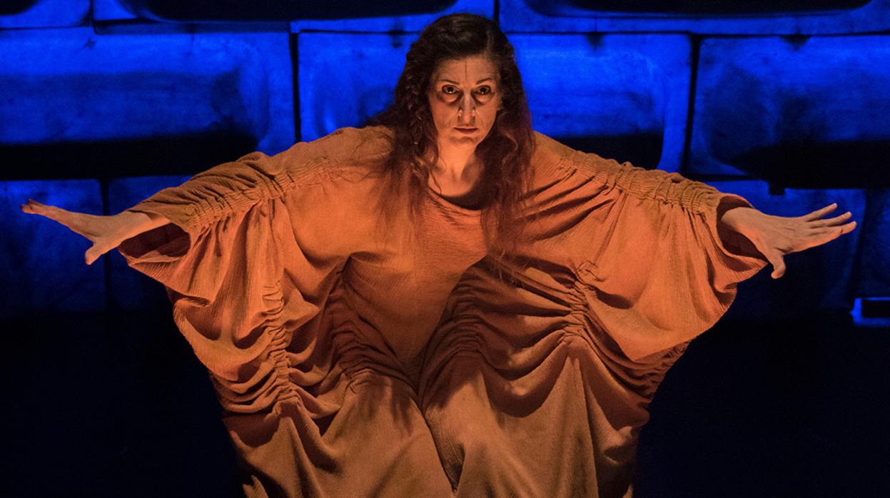 La actriz Silvia Garzón en un momento de este clásico