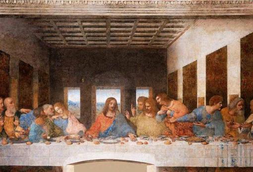 «La última cena» de Leonardo da Vinci