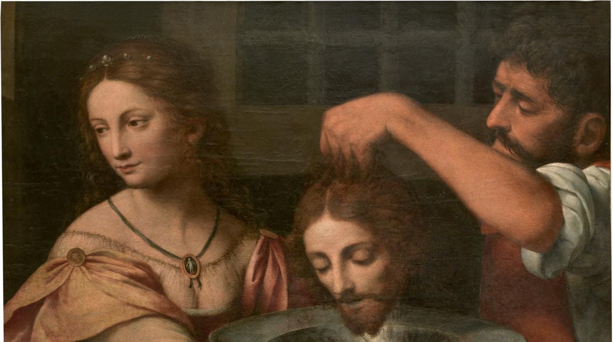 «Salomé recibiendo la cabeza del Bautista», de Bernardino Luini