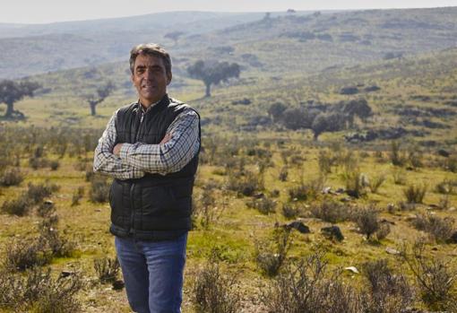 Victorino, en medio de «Las Tiesas», paraíso natural