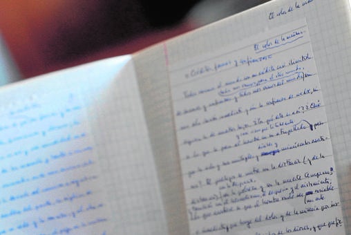 Algunos de sus manuscritos