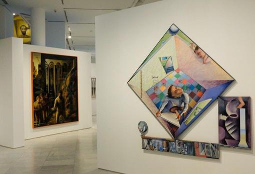 Obras de Pérez Villalta en la exposición