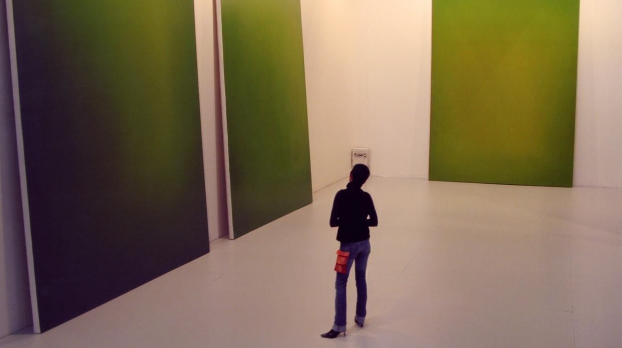 Obra de Olafur Eliasson en el estand de Elvira González durante ARCO 2020