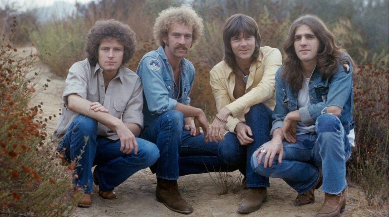 La formación original de los Eagles en Topanga Canyon