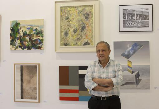 Rafael Ortiz eb su galería en Sevilla